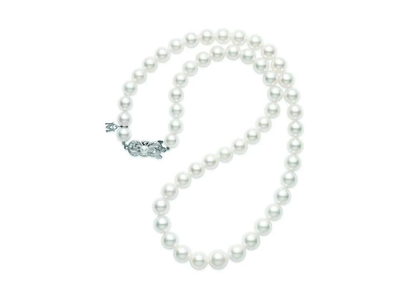 Necklace Blue Lagoon by Mikimoto Pearl Strand Necklace - Sterling Silver  Bead Strand, Necklaces - NECKL25086 | The RealReal