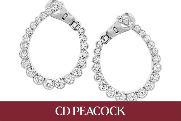 Diamond Hoop Earrings