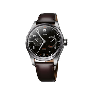 Oris ProPilot Calibre 111 43mm - Black - Brown Cordovan Leather Strap thumbnail