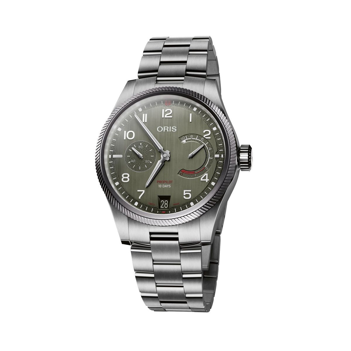 Oris ProPilot Calibre 111 Pine Green Stainless Steel Bracelet - featured