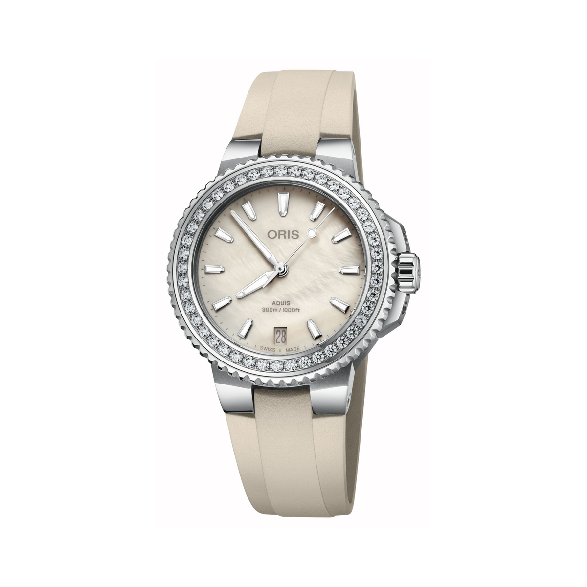 Oris Aquis Date Diamonds 36.50 mm - 01 733 7792 4956-07 4 19 61FC