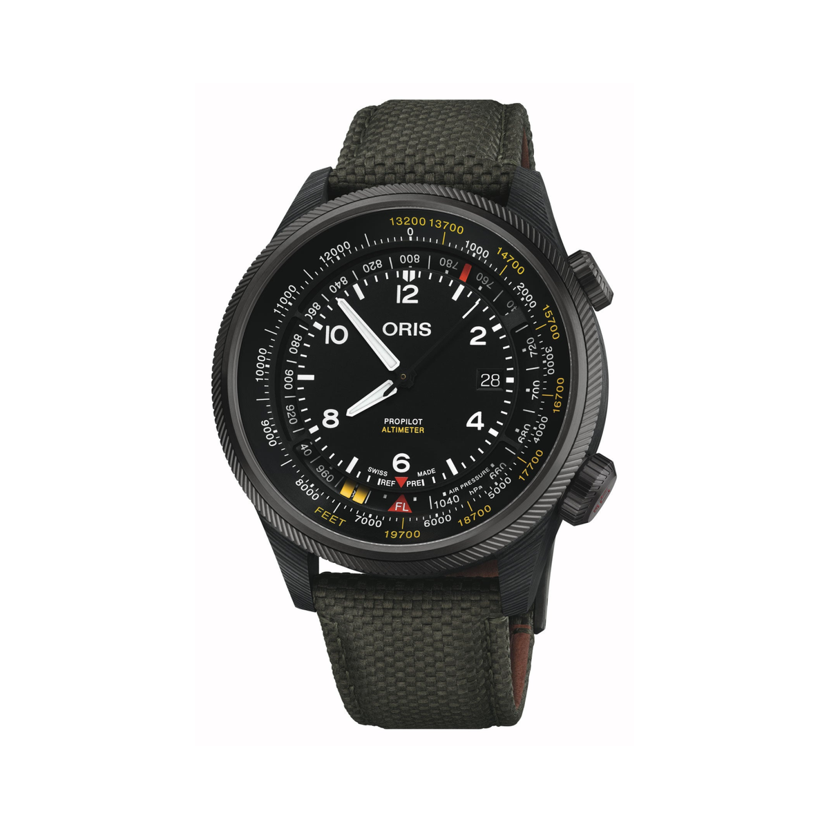 Oris ProPilot Altimeter - Feet Scale 47.00 mm - 01 793 7775 8734-Set