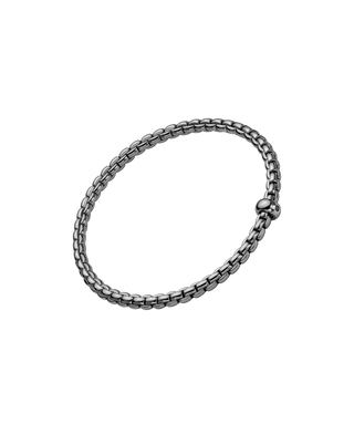 FOPE EKA Flex'it Bracelet with Rhodium Finish and Black Diamond thumbnail