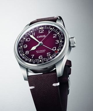 Oris x Cervo Volante Big Crown Pointer Date 40 mm - Burgundy thumbnail