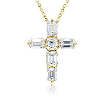 JB Star 18K Yellow Gold Diamond Necklace - 0219/013