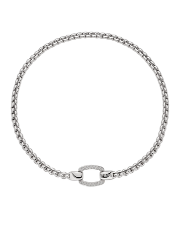 Flex'it necklace with diamond pavé clasp