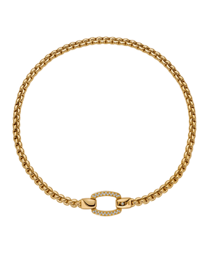 Flex'it necklace with diamond pavé clasp