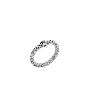 Flex'it ring with a black diamond