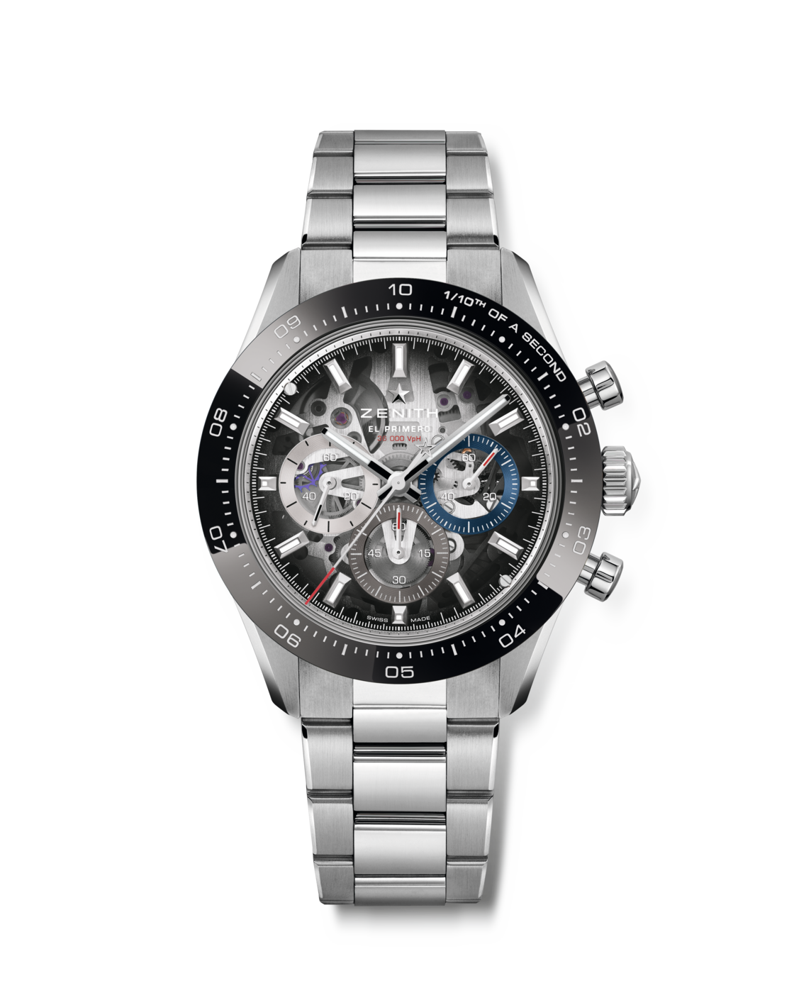 Zenith Chronomaster Sport Skeleton Black Ceramic Bezel - 03.3130.3600/01.M3130