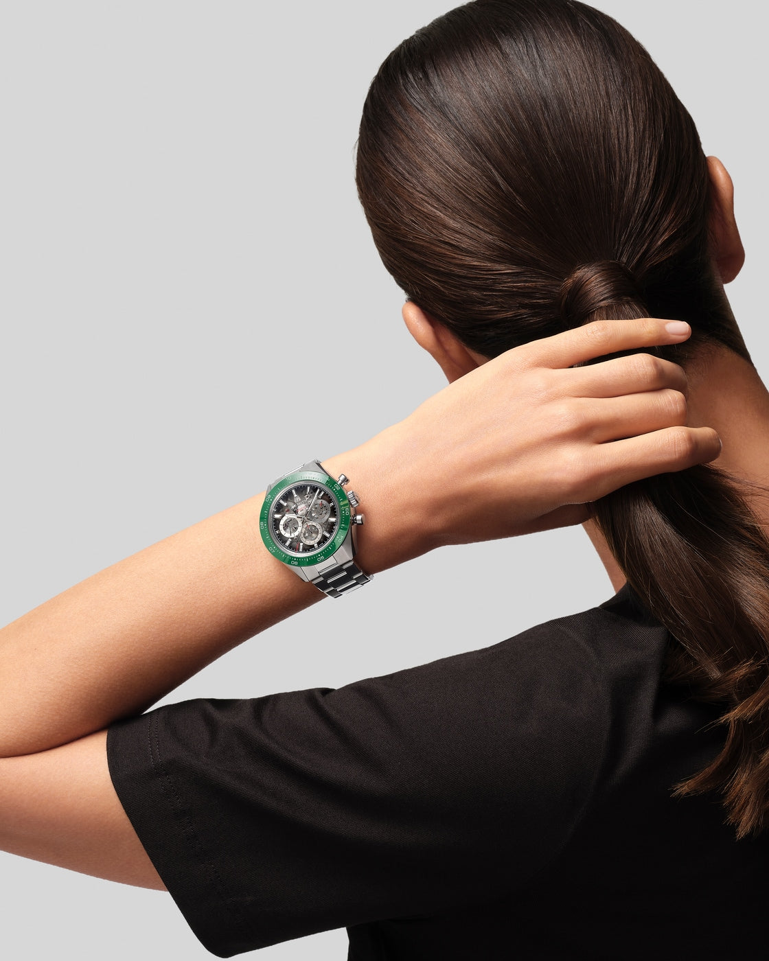 Zenith Chronomaster Sport Skeleton Green Ceramic Bezel - 03.3131.3600/01.M3130