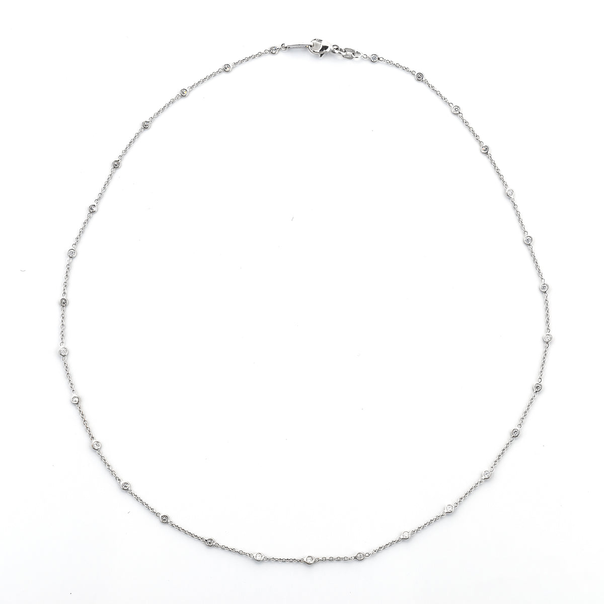 JB Star Platinum Diamond Necklace - 1004/234