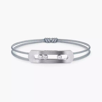 Move Titanium cord bracelet, medium model