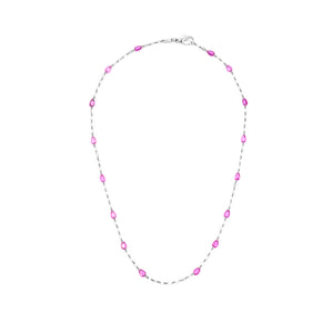 JB Star Platinum Briollette and Diamond Necklace - 1012/033
