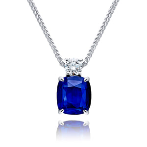 JB Star Platinum Sapphire and Diamond Necklace - 1199/131