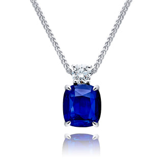 JB Star Platinum Sapphire and Diamond Necklace - 1199/131 thumbnail