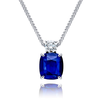 JB Star Platinum Sapphire and Diamond Necklace - 1199/131
