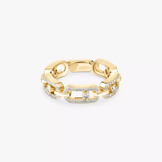 Move Link pavÃ© ring Size 54 thumbnail