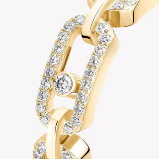 Move Link pavÃ© ring Size 54 thumbnail