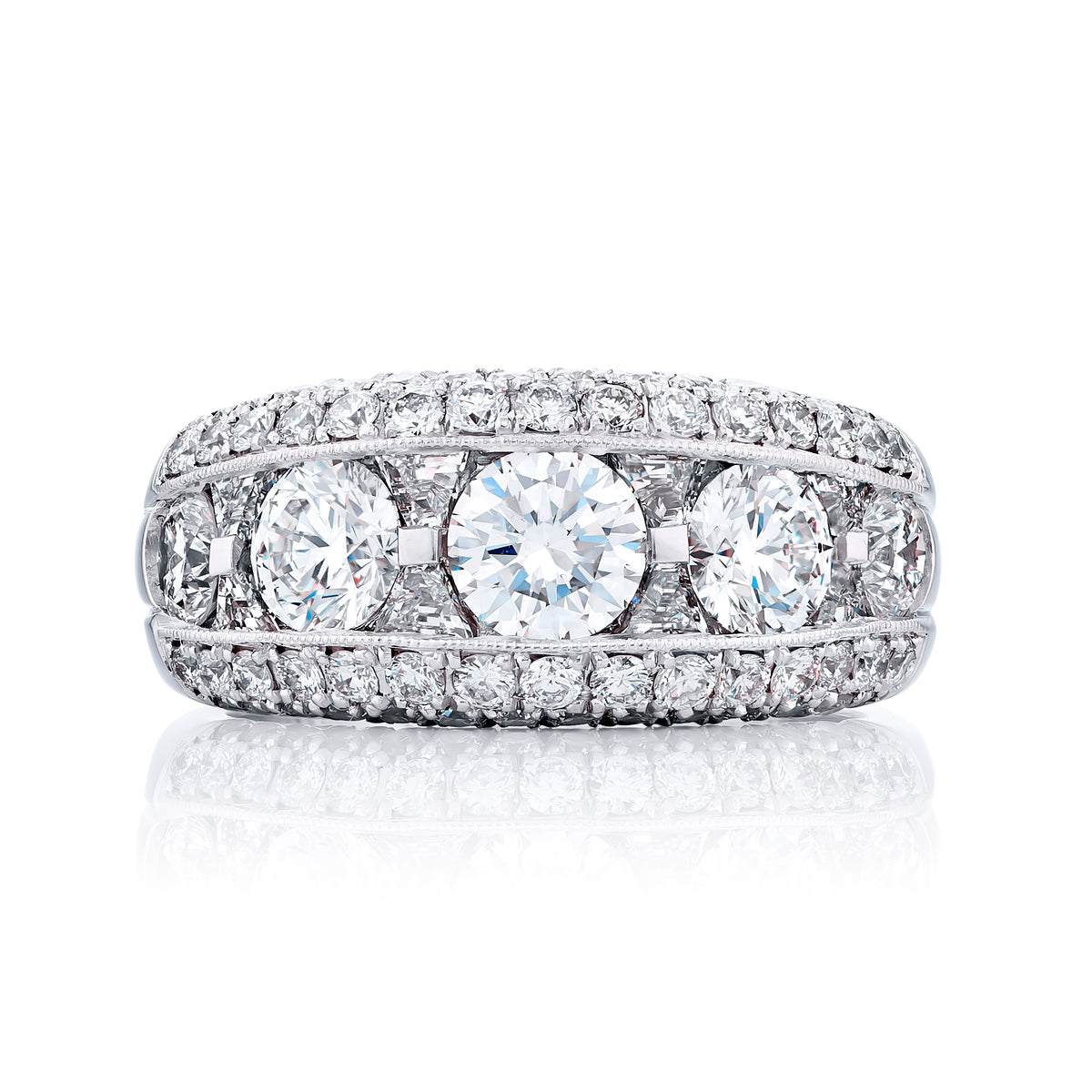 JB Star Platinum Diamond Ring - 1217/030
