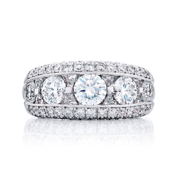 JB Star Platinum Diamond Ring - 1217/030
