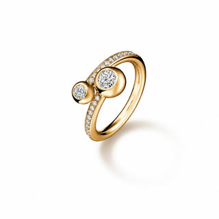 Hearts On Fire Dream Bypass Pavé Ring - UU32038YGHV0556500 thumbnail