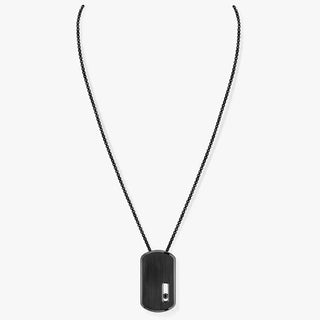 Move Titanium black pendant necklace thumbnail