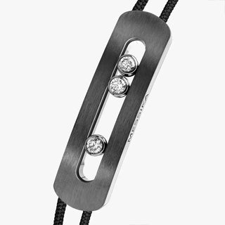 Move Titanium anthracite cord bracelet, large model thumbnail