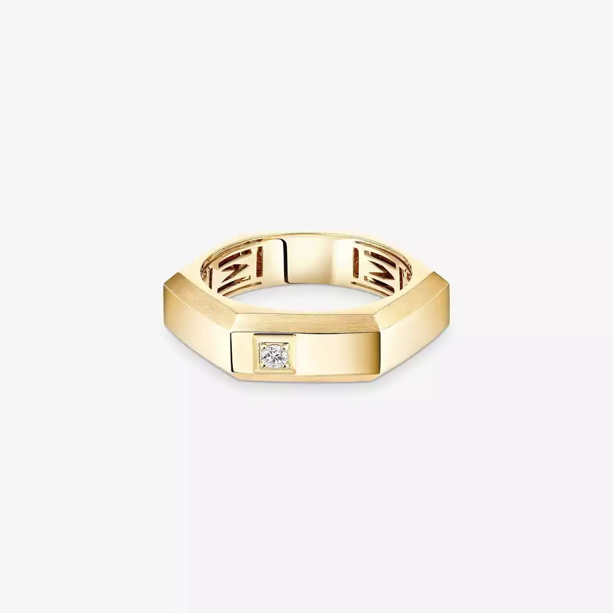 Moderniste ring, medium model Size 53