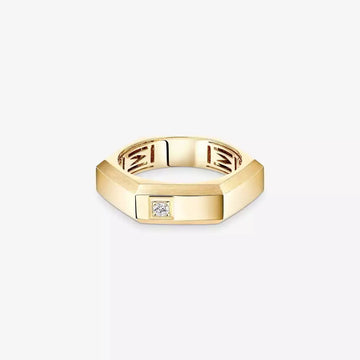 Moderniste ring, medium model Size 53