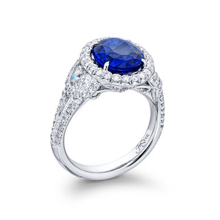 JB Star Platinum Sapphire and Diamond Ring - 1366/022 thumbnail