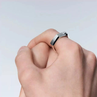 Moderniste brushed ring, medium model Size 53 thumbnail