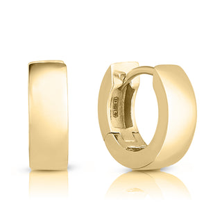 18k Yellow Perfect Gold Hoop® Huggie Earrings thumbnail