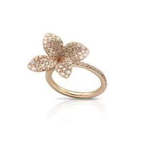 Petit Garden Medium Flower Ring - Rose Gold