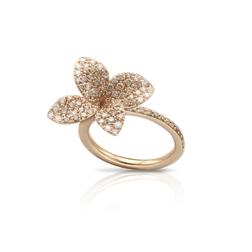 Petit Garden Medium Flower Ring - Rose Gold