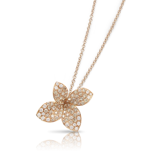 Petit Garden Medium Flower Necklace - Rose Gold thumbnail