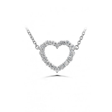 Hearts On Fire 18 Signature Heart Pendant - HFPSIGH00398W