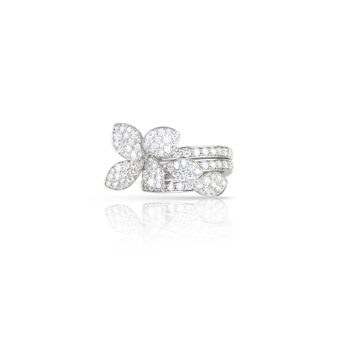 Heart To Earth Ring - White Gold
