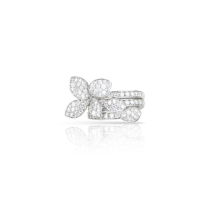 Heart To Earth Ring - White Gold