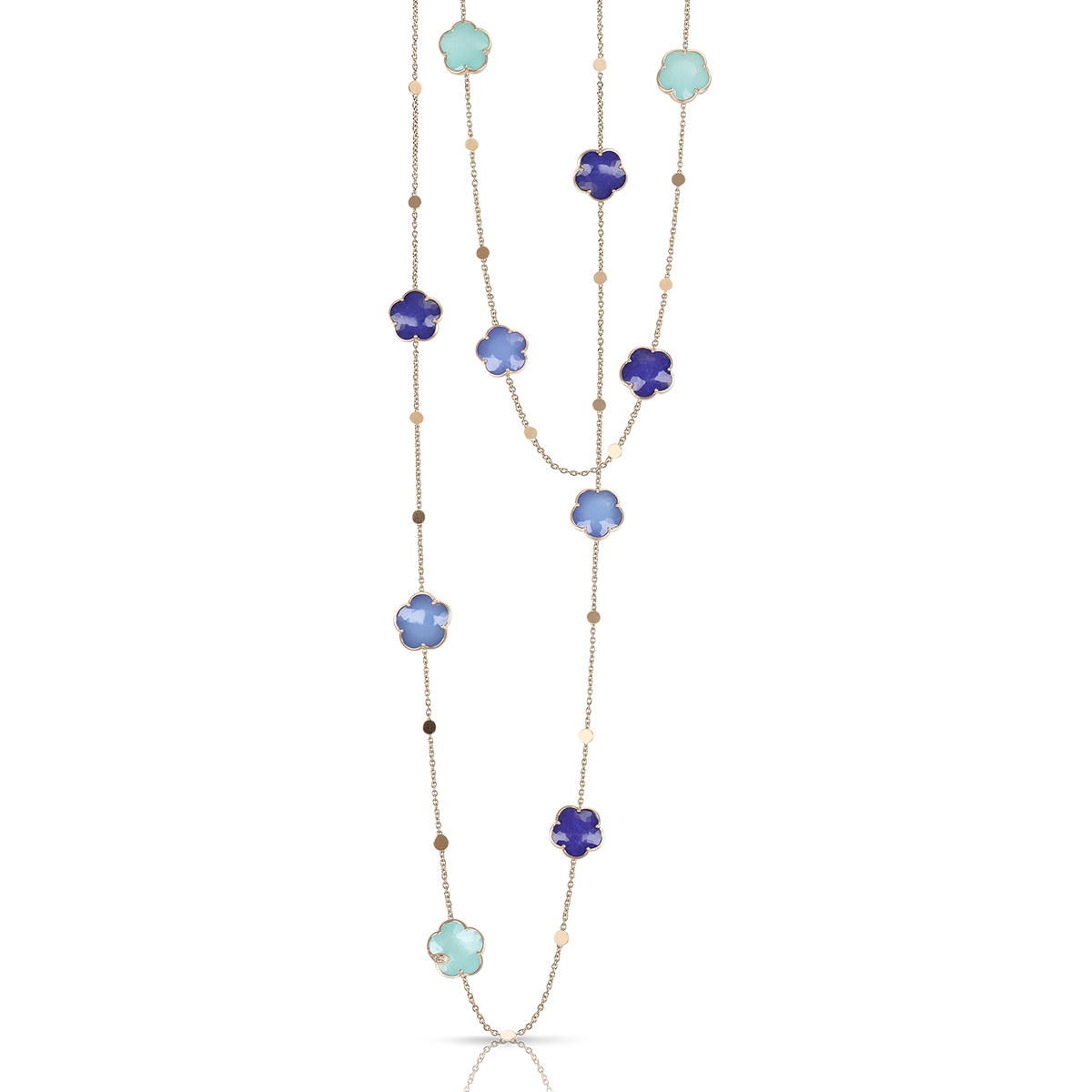 Petit Joli In The Blue Sautoir - Rose Gold