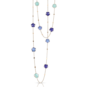 Petit Joli In The Blue Sautoir - Rose Gold