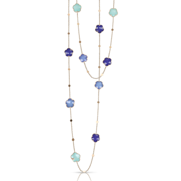 Petit Joli In The Blue Sautoir - Rose Gold