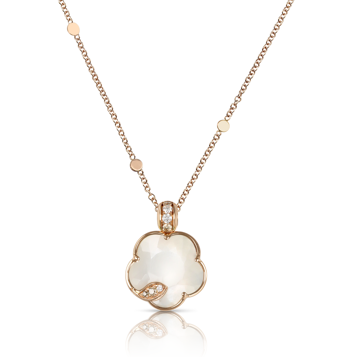 Petit Joli Lunaire Necklace - Rose Gold