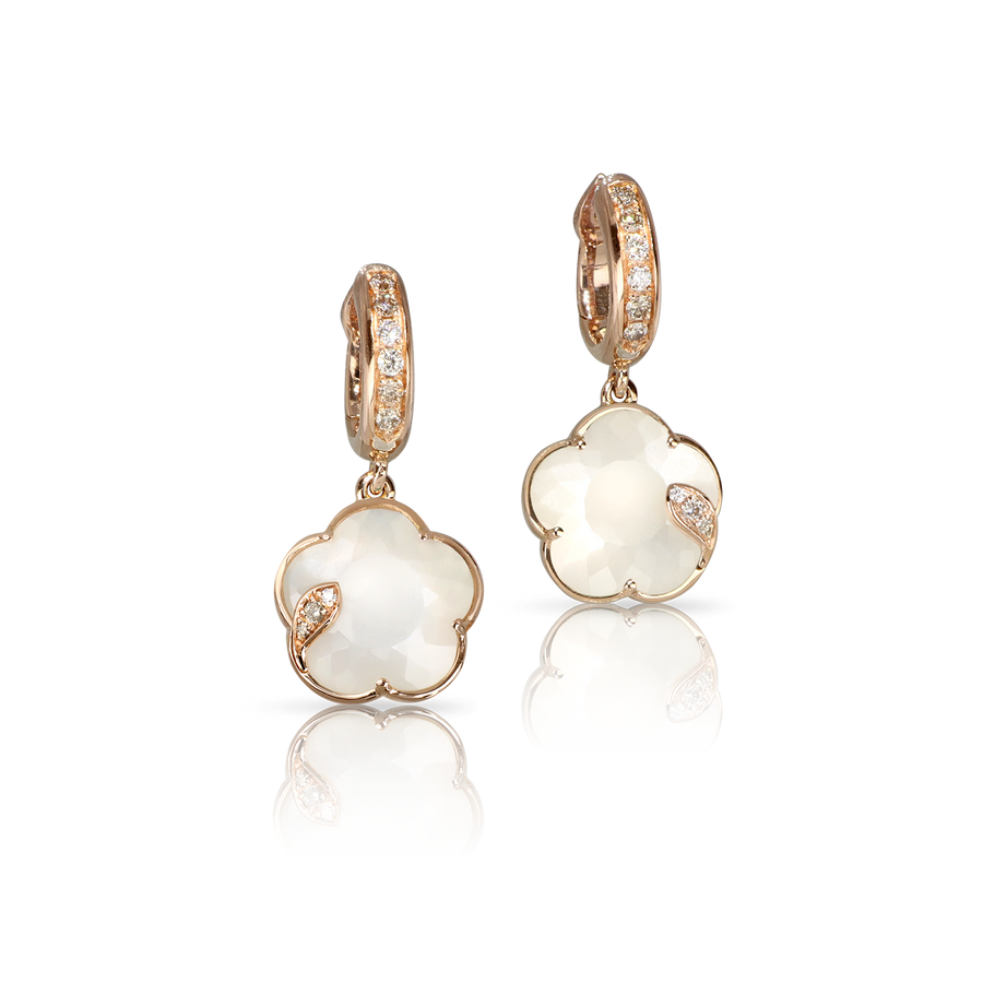 Petit Joli Lunaire Earrings - Rose Gold