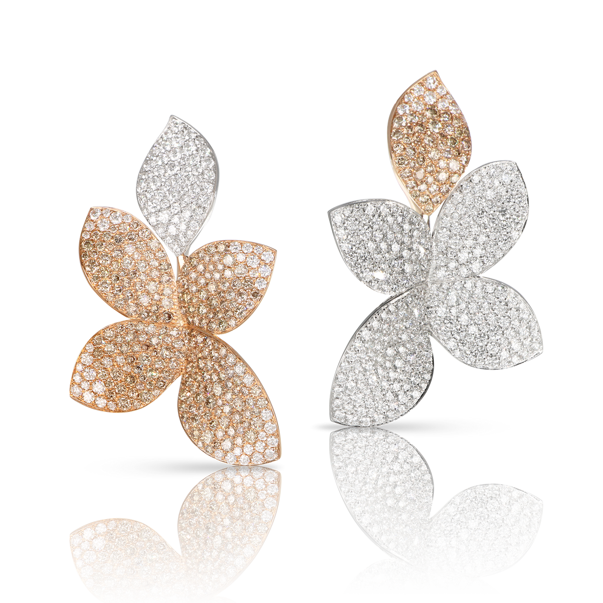 Giardini Segreti Earrings - Mixed Gold