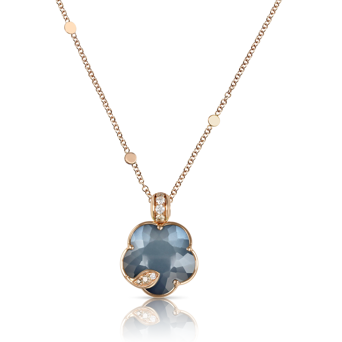Petit Joli Lunaire Necklace - Rose Gold