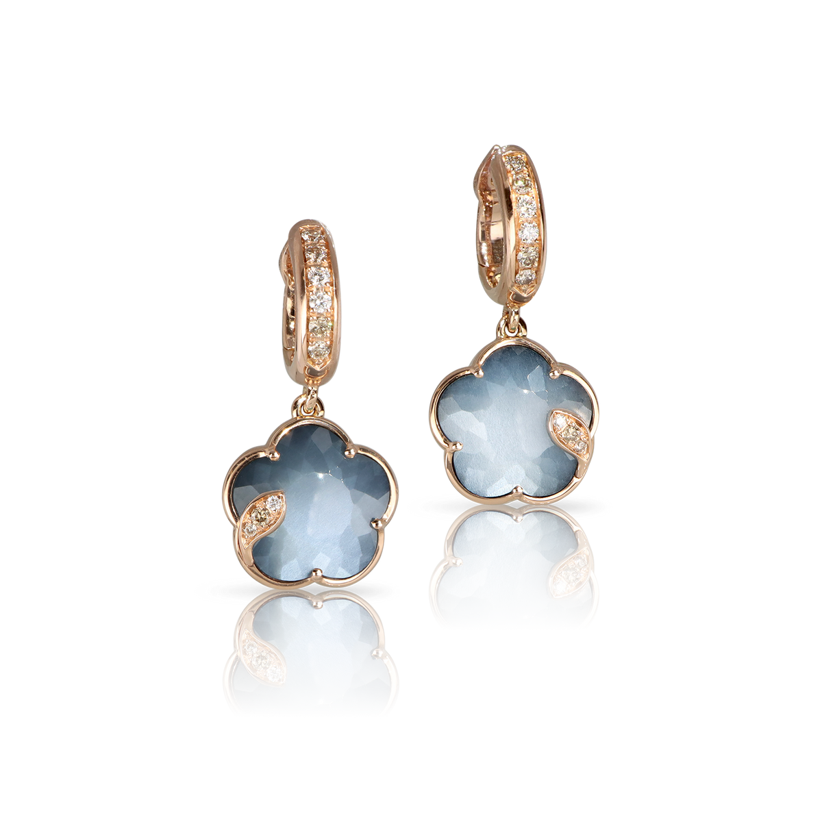 Petit Joli Lunaire Earrings - Rose Gold