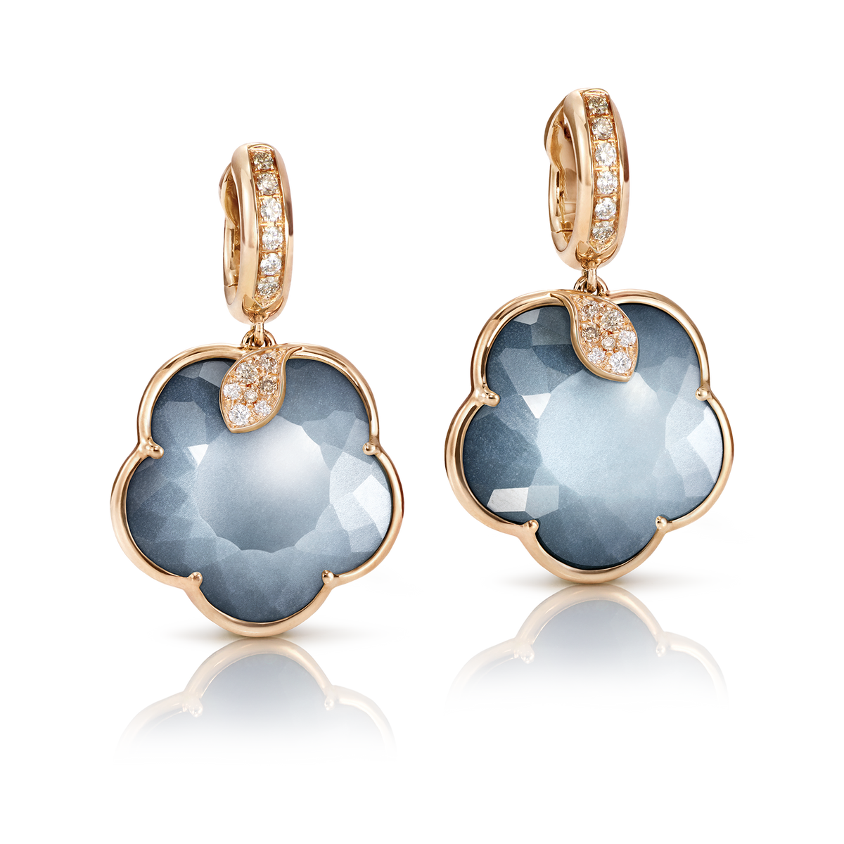 Ton Joli Lunaire Earrings - Rose Gold
