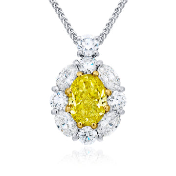JB Star Two Tone Diamond Necklace - 2366/018