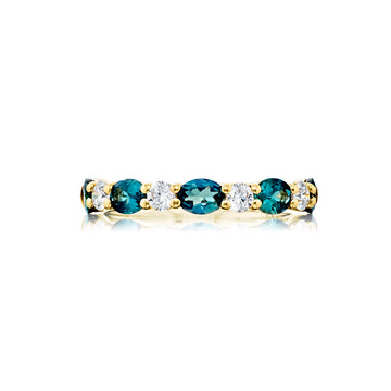 JB Star 18K Yellow Gold Alexandrite and Diamond Ring - 3240/033