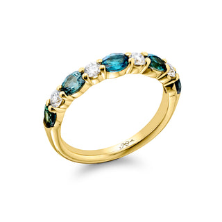 JB Star 18K Yellow Gold Alexandrite and Diamond Ring - 3240/033 thumbnail